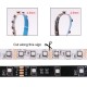 5M DC12V 8MM SMD3535 White Black PCB Non-waterproof RGB 300LED Strip Light for Indoor Home Decoration