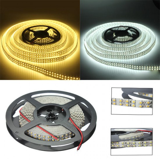 5M Double Row Non-waterproof SMD 3528 1200Leds LED Strip Light