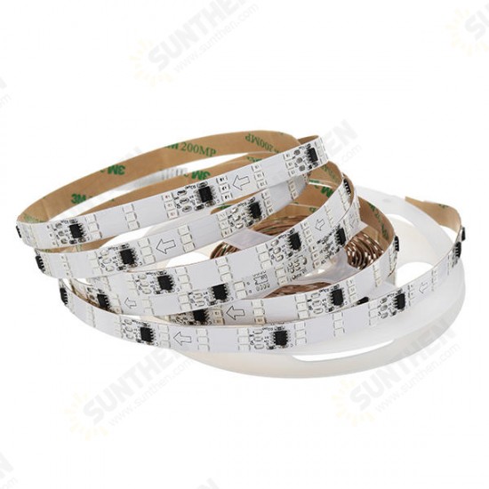 5M SMD3528 R G B Three Rows Non-waterproof LED Strip Light with DC Female Connector DC12V