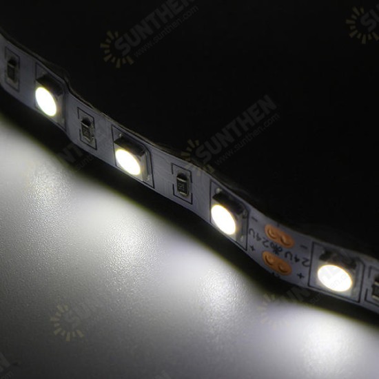 5M SMD5050 300LEDs Flexible Strip Tape Light Non-Waterproof with DC Connector DC24V