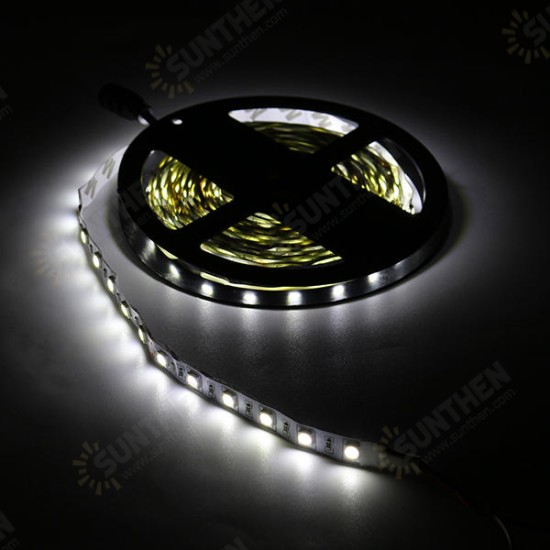 5M SMD5050 300LEDs Flexible Strip Tape Light Non-Waterproof with DC Connector DC24V