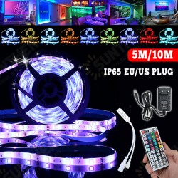 5M/10M Waterproof String Light 5V USB Tape Strip Lamp RGB 20 Colors + IR Remote 5M/10M Waterproof String Light 5V USB Tape Strip Lamp RGB 20 Colors + IR Remote