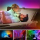 5m/10m/15m/20m RGB LED Strip Lights IP65 Waterproof IR controller & APP Control