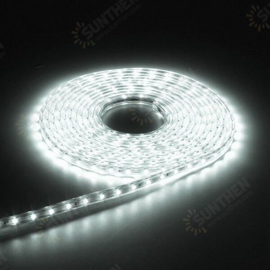 6M 21W Waterproof IP67 SMD 3528 360 LED Strip Rope Light Christmas Party Outdoor AC 220V