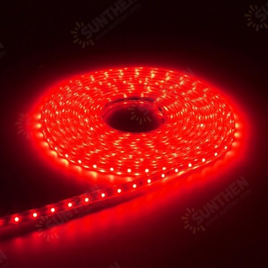 6M 21W Waterproof IP67 SMD 3528 360 LED Strip Rope Light Christmas Party Outdoor AC 220V