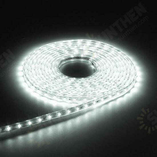 7M 24.5W Waterproof IP67 SMD 3528 420 LED Strip Rope Light Christmas Party Outdoor AC 220V