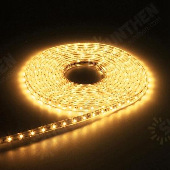 7M 24.5W Waterproof IP67 SMD 3528 420 LED Strip Rope Light Christmas Party Outdoor AC 220V