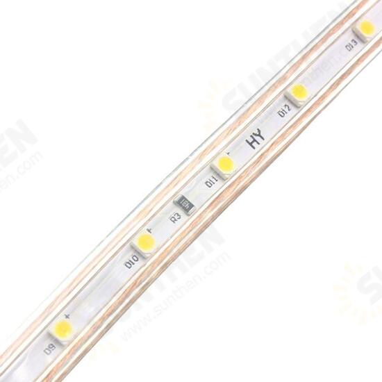 7M 24.5W Waterproof IP67 SMD 3528 420 LED Strip Rope Light Christmas Party Outdoor AC 220V