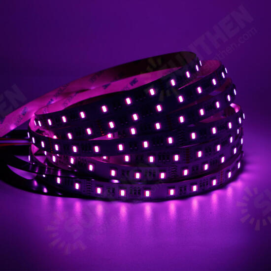 DC12V 5IN1 RGB+CCT LED Strip Light 5050 Flexible Tape Non-waterproof Indoor Lamp Home Decor