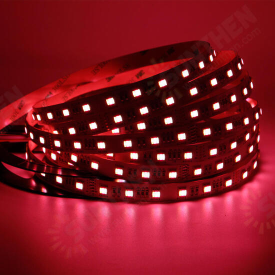 DC12V 5IN1 RGB+CCT LED Strip Light 5050 Flexible Tape Non-waterproof Indoor Lamp Home Decor