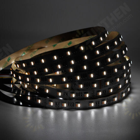 DC12V 5IN1 RGB+CCT LED Strip Light 5050 Flexible Tape Non-waterproof Indoor Lamp Home Decor