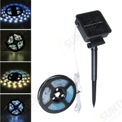 DC2V Solar Powered Waterproof LED Strip Light Outdoor Fairy Lamp for Outdoor Garden Garland Decor DC2V Solar Powered Waterproof LED Strip Light Outdoor Fairy Lamp for Outdoor Garden Garland Decor