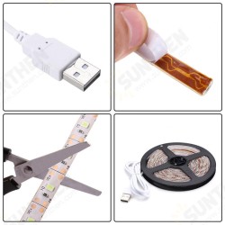 DC5V 5M USB 2835 SMD Pure White Warm White Red Blue Waterproof LED Strip TV Backlight DC5V 5M USB 2835 SMD Pure White Warm White Red Blue Waterproof LED Strip TV Backlight