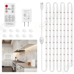 120LEDs 13FT USB Powered Flexible LED Strip Lights Dimmable Timer Wardrobe Cabinet Lamp Kitchen 120LEDs 13FT USB Powered Flexible LED Strip Lights Dimmable Timer Wardrobe Cabinet Lamp Kitchen