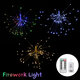 Hanging LED Firework Fairy String Light 8Modes Remote Home Party Wedding Decor