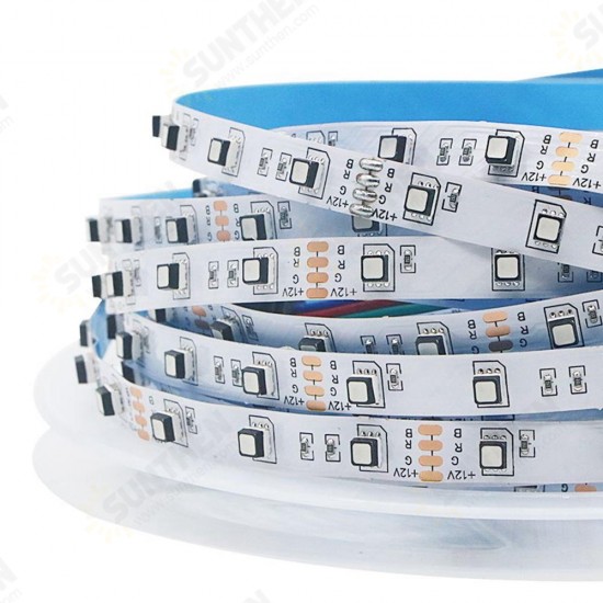 High Brightness Black/White PCB SMD3535 120LED/m RGB Color Changeable LED Strip Light DC12V for Indoor Home Decoration