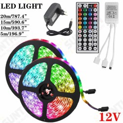 LED Strip Non-waterproof Naked Lamp Full 5/10/15/20m 54LED/M RGB Circuit Board 12V 44 Key with Decorative Lamp LED Strip Non-waterproof Naked Lamp Full 5/10/15/20m 54LED/M RGB Circuit Board 12V 44 Key with Decorative Lamp