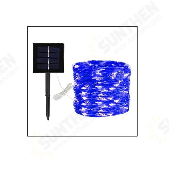 Outdoor Solar String Lights 8 Modes 20m 200 LED Solar Power Fairy Lights String Lamps Party Wedding Decor Garden