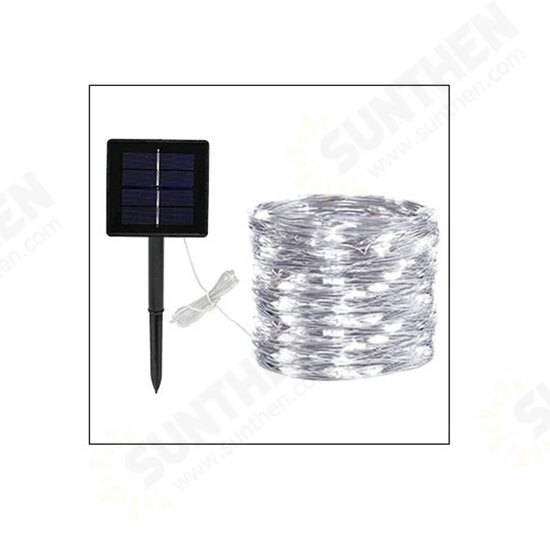 Outdoor Solar String Lights 8 Modes 20m 200 LED Solar Power Fairy Lights String Lamps Party Wedding Decor Garden