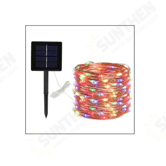 Outdoor Solar String Lights 8 Modes 20m 200 LED Solar Power Fairy Lights String Lamps Party Wedding Decor Garden