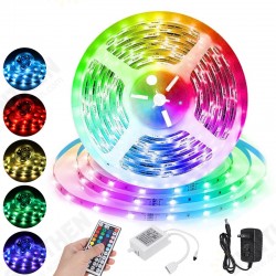 RGB LED Light Strip with 24/44Key Remote Controller 5050 SMD Cuttable Linkable Christmas Decorations Clearance Christmas Lights RGB LED Light Strip with 24/44Key Remote Controller 5050 SMD Cuttable Linkable Christmas Decorations Clearance Christmas Lights