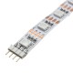 USB DC5V SMD5050 RGB LED White Tape TV Background Strip Light with Remote Controller Non-waterproof