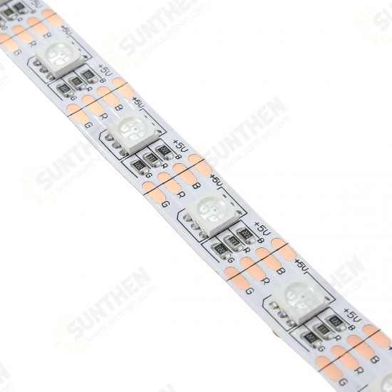 USB DC5V SMD5050 RGB LED White Tape TV Background Strip Light with Remote Controller Non-waterproof