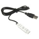 USB DC5V SMD5050 RGB LED White Tape TV Background Strip Light with Remote Controller Non-waterproof