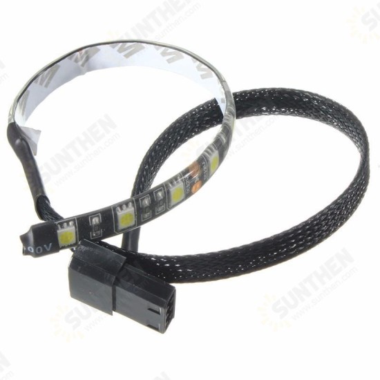 Waterproof Flexible Neon Adhesive LED Strip Light for PC Computer Case 12V 4 Pin