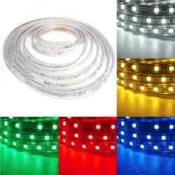 Waterproof IP67 5M 300SMD 5050 Red/Blue/Green/Warm White/White/RGB LED Light Strip 220V Waterproof IP67 5M 300SMD 5050 Red/Blue/Green/Warm White/White/RGB LED Light Strip 220V