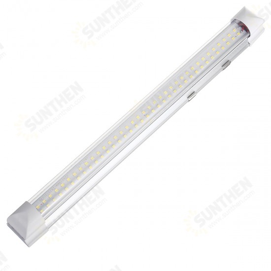 12-24V 72LED 5W Car Interior White Strip Lights Bar Lamp Car Van Caravan Boat Home 1800LM 6500K