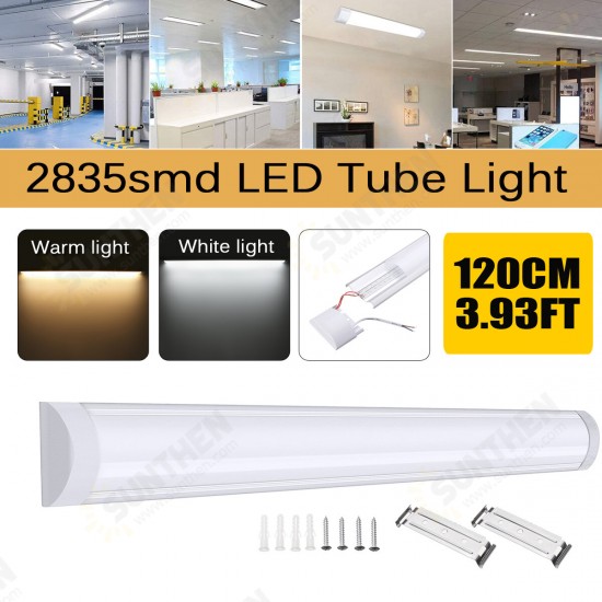 1Pcs 120cm LED Batten Linear Tube Light Fluorescent Lamp LED Surface Mount Lights