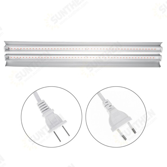 20W 96LED Grow Light Tube Full Spectrum Indoor Plant lamp Greenhouse Double Tube