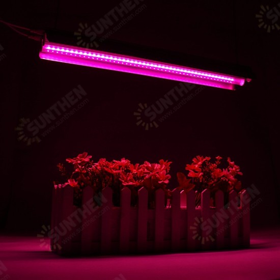 20W 96LED Grow Light Tube Full Spectrum Indoor Plant lamp Greenhouse Double Tube