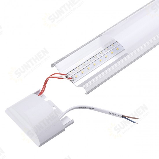 2PCS 60cm Ceiling Batten Linear 2835SMD Tube Light Bar Surface Mount 20W Purification Tube Light 85-265V