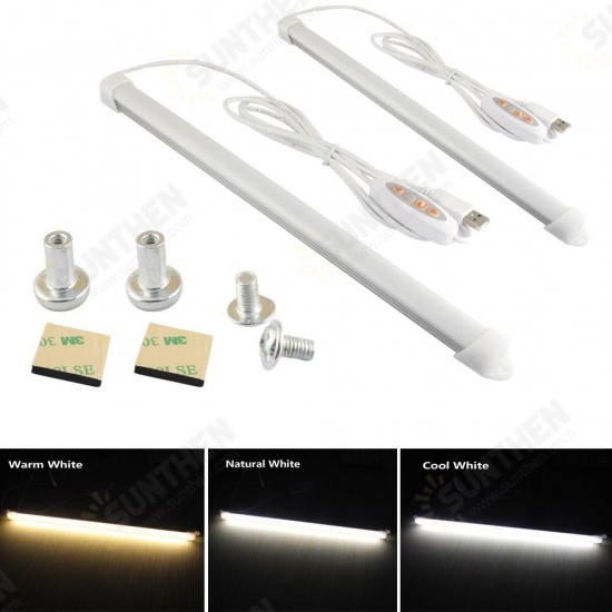 35CM 52CM 5W 8W 2835 SMD USB Dimmable LED Rigid Strip Bar Light Eyes Reading Table Lamp DC5V