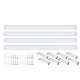 4Pcs 120cm AC85-265V LED Surface Mount Lights 2835SMD LED Batten Linear Tube Light for Office Supermarket Home