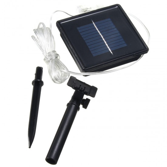 Waterproof Solar Powered 50cm 8 Tubes LED Meteor Shower Rain Garden Tree HoliDay Light