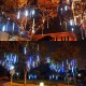 Waterproof Solar Powered 50cm 8 Tubes LED Meteor Shower Rain Garden Tree HoliDay Light