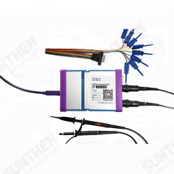 OSCH02H 2 Channel USB PC Virtual Digital Oscilloscope 100MHz Bandwidth 1GSa/s Sampling Rate Logic Analyzer OSCH02H 2 Channel USB PC Virtual Digital Oscilloscope 100MHz Bandwidth 1GSa/s Sampling Rate Logic Analyzer