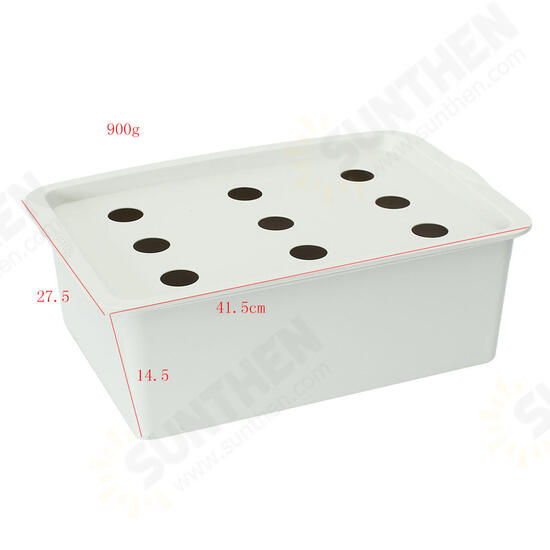 220V Hydroponic Grow Box 9 Holes DWC Indoor Aerobic Soilless Cultivation System Kit Water Planting