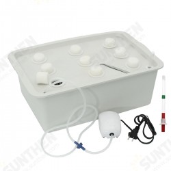 220V Hydroponic Grow Box 9 Holes DWC Indoor Aerobic Soilless Cultivation System Kit Water Planting 220V Hydroponic Grow Box 9 Holes DWC Indoor Aerobic Soilless Cultivation System Kit Water Planting