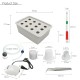 220V Hydroponic System Kit 12 Holes DWC Soilless Cultivation Indoor Water Planting Grow Box