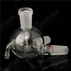 24/40 Jionts Glass Distillation Receiver Adapter Lab Glassware 24/40 Jionts Glass Distillation Receiver Adapter Lab Glassware