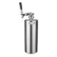 2/4/5L Homebrew Growler Mini Keg Stainless Steel Bar Beer Wine Making Tools Valve