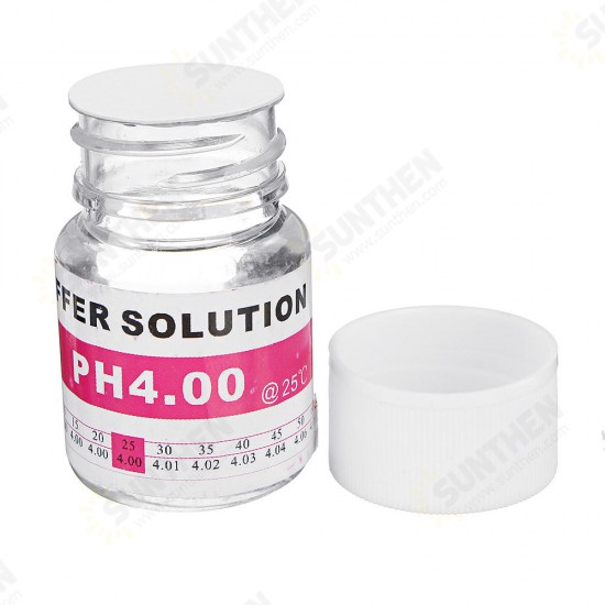 2Pcs 25ml PH 4.00/6.86 Meter PH Buffer Calibration Kit Buffer Solution Potassium Chloride