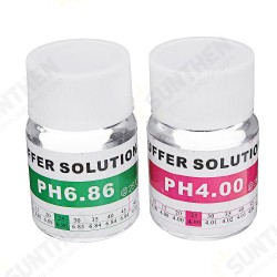 2Pcs 25ml PH 4.00/6.86 Meter PH Buffer Calibration Kit Buffer Solution Potassium Chloride 2Pcs 25ml PH 4.00/6.86 Meter PH Buffer Calibration Kit Buffer Solution Potassium Chloride