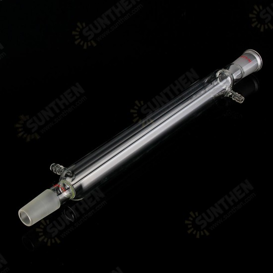 300mm 24/40 Glass Straight Liebig Condenser West Condenser Lab Distillation Glassware