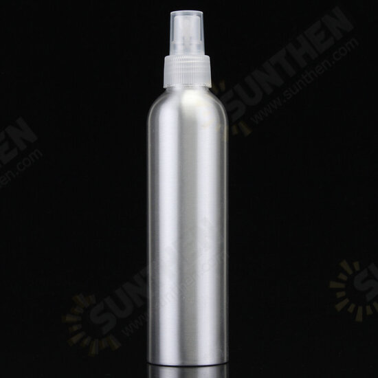 30ml-250ml Empty Aluminum Metal Spray Bottle Transparent/White Fine Mist Spray Head Portable Sprayer