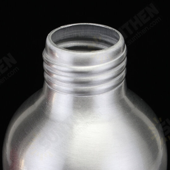 30ml-250ml Empty Aluminum Metal Spray Bottle Transparent/White Fine Mist Spray Head Portable Sprayer